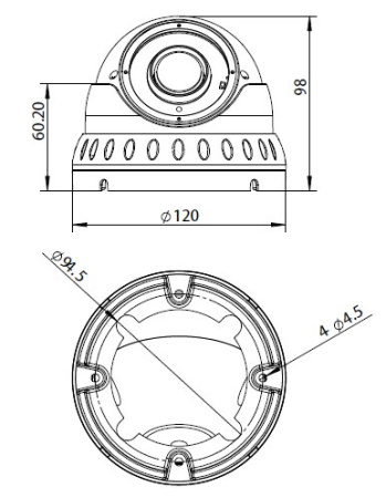 Камера TopVision LIRDNTHTC200F 2mp 2.8-12мм